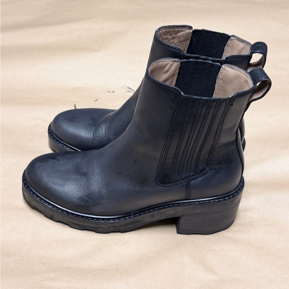 Madewell the Gwenda Platform Ankle Boots size 9